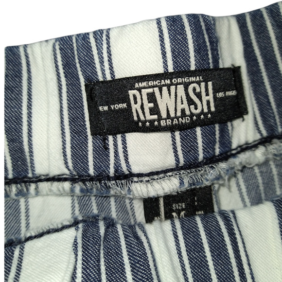 Rewash Super high Rise Striped Shorts size M Juniors - Picture 6 of 6